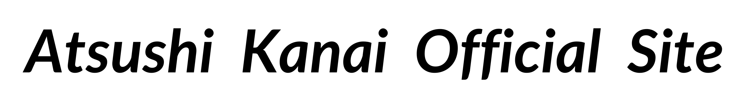 Atsushi  Kanai  Official  Site